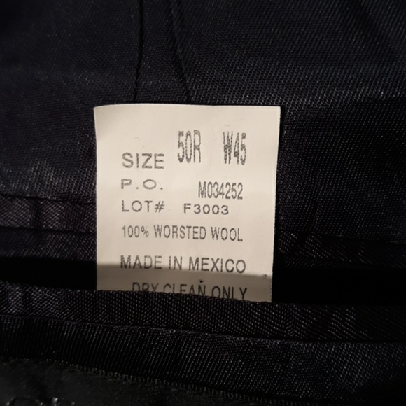 Geoffrey Beene Pin Stripe Suit Jacket 50R - Picture 6 of 9